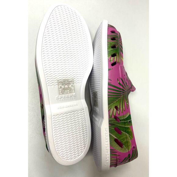 NWOT Sperry Top Sider Mauve/Pink Tropical Slip On Shoe Men\'s Size 9M main image 4